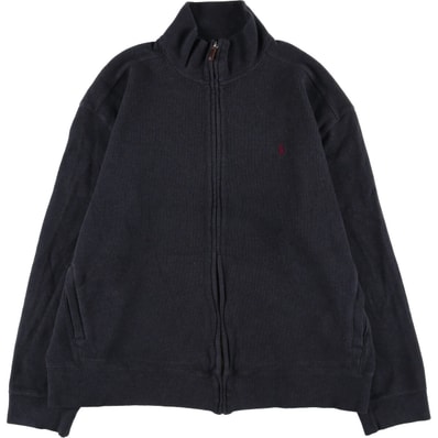 古着 ラルフローレン Ralph Lauren POLO by Ralph Lauren フルジップスウェットシャツ トレーナー メンズXL相当/eaa573054