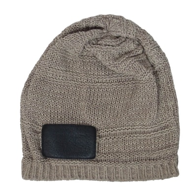 Yohji Yamamoto POUR HOMME ヨウジヤマモトプールオム ニットキャップ HH-H05-260 CA-1/7Ry/C/Li プレン ボーダー ニット キャップ 帽子 ブラウン系【中古】