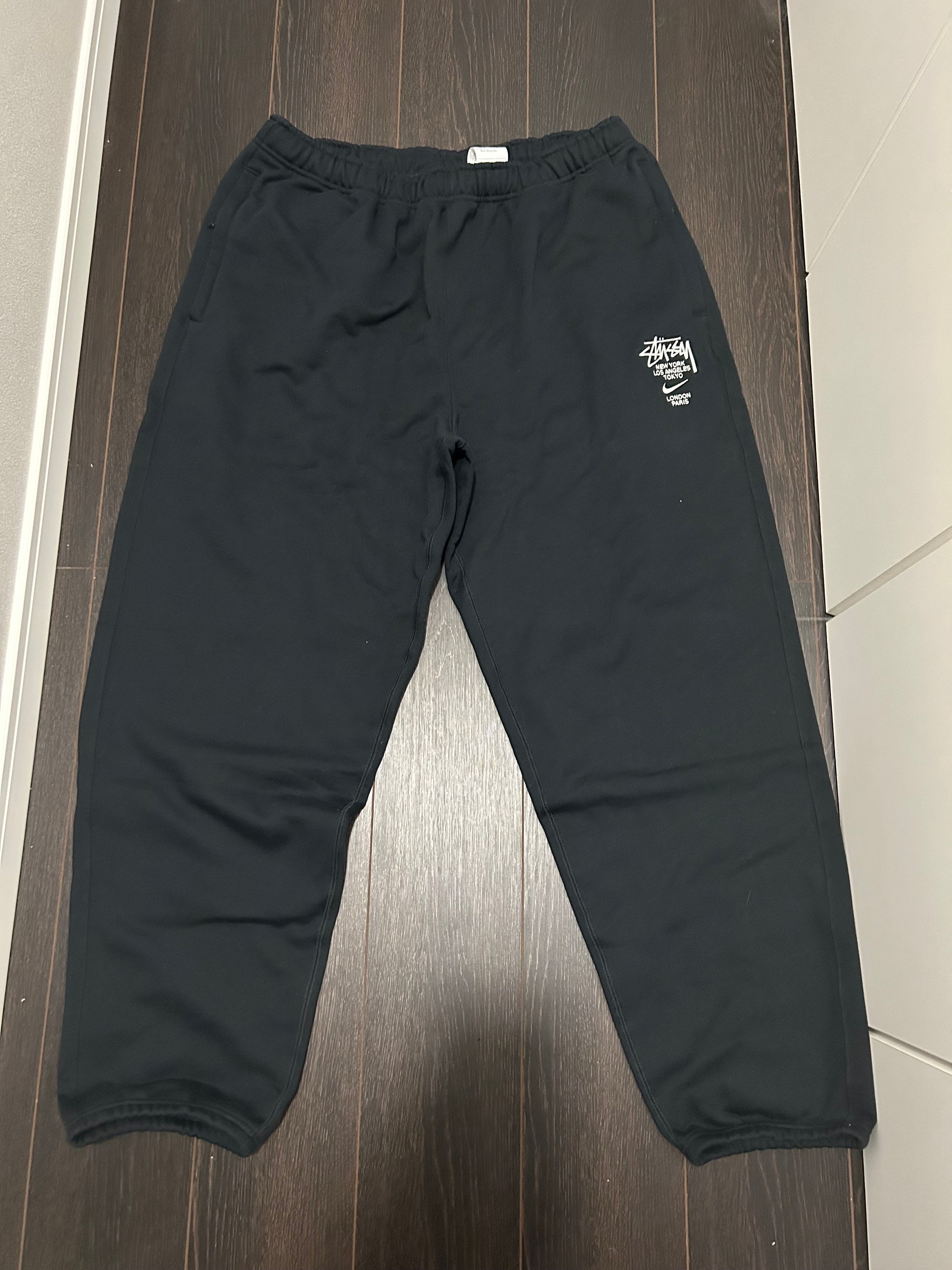 Nike x Stussy International Sweatpants (US Size) "Black" DC4227-010