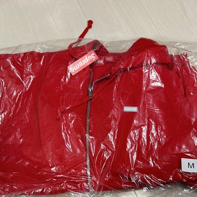 supreme reflective small box zip up