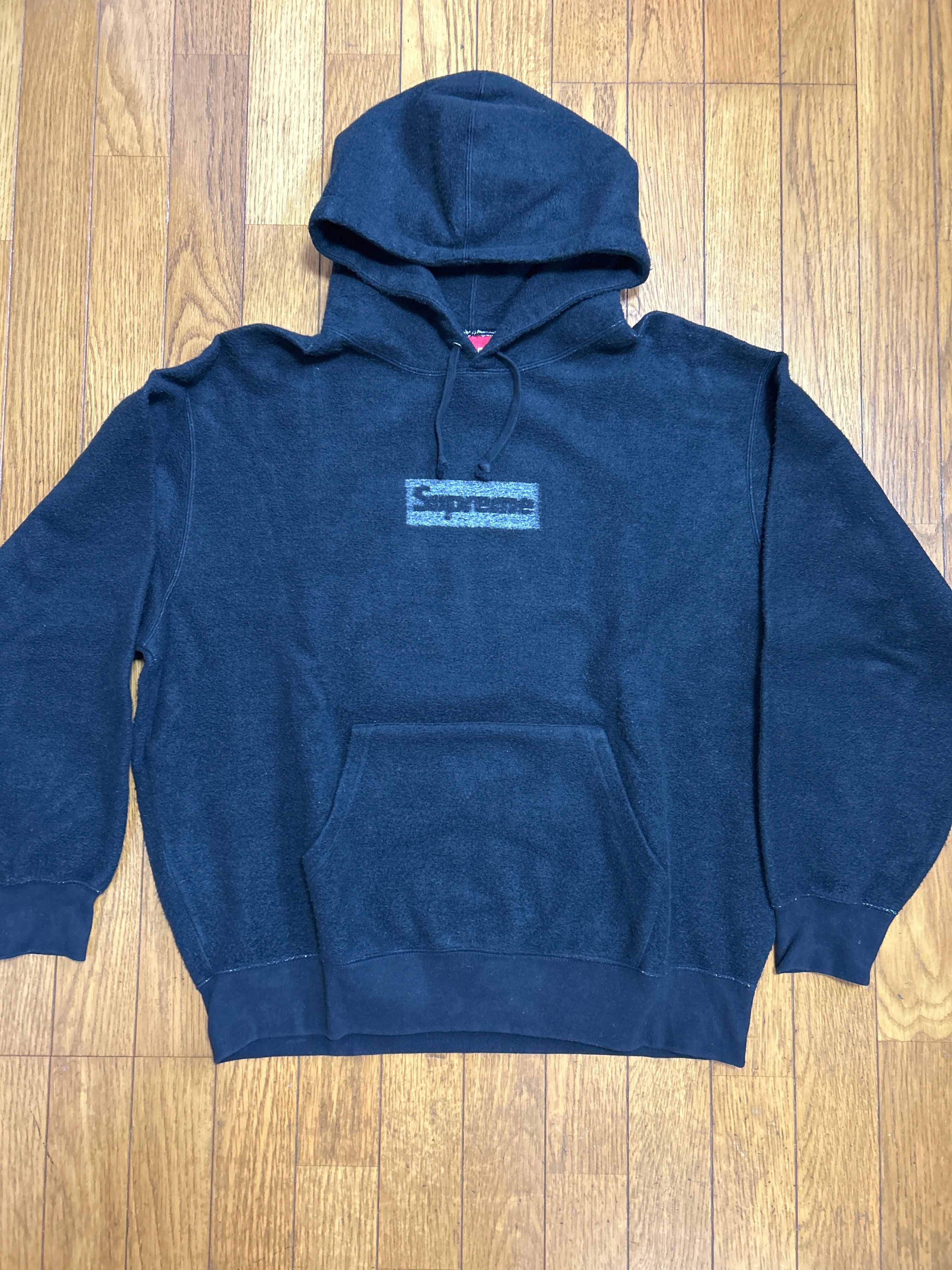 Supreme Inside Out Box Logo Hooded Sweatshirt "Black"
