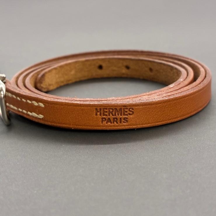 C (やや傷や汚れあり)】HERMES エルメス アピ1 レザー 4連 C (やや傷や汚れあり)】HERMES エルメス アピ1 レザー 4連