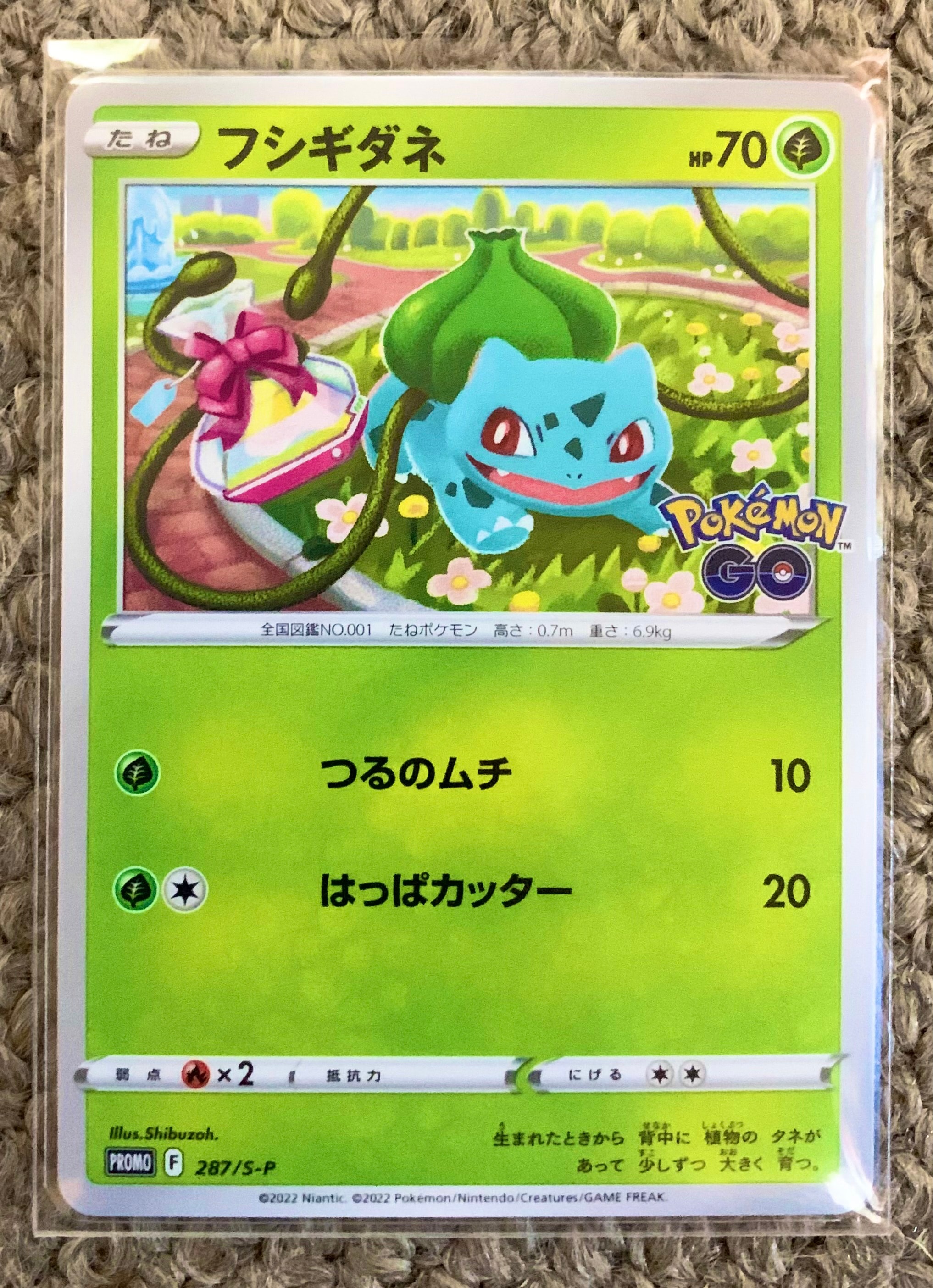 フシギダネ P [S-P 287](プロモーションカード「ポケモン GO ギフトキャンペーン」)