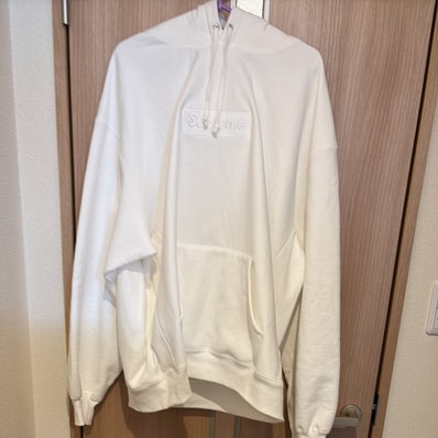 Supreme Box Logo Hooded Sweatshirt "White" (23FW)