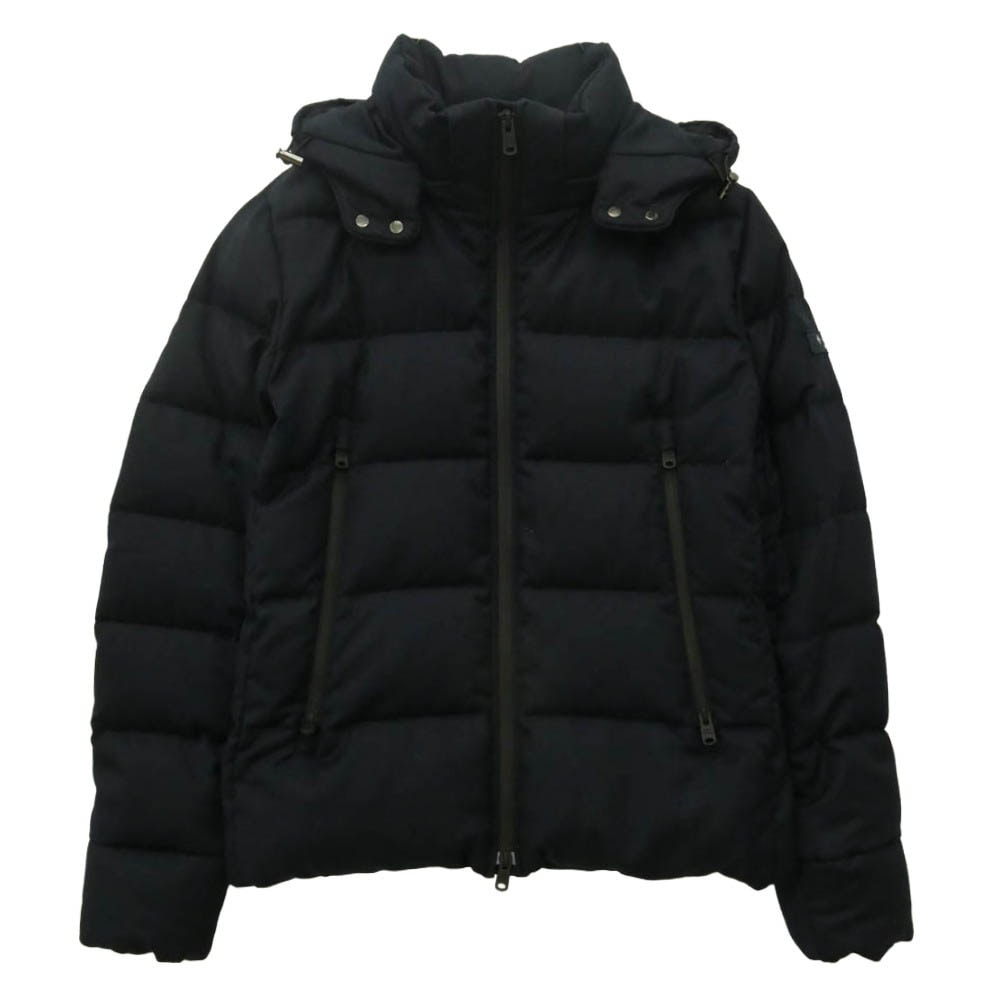 TATRAS タトラス 20AW MTKE20A4148 AGORDO アゴルド フード着脱可 ウール ダウン ジャケット ブラック系 02【中古】