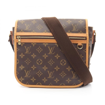 ルイ・ヴィトン LOUIS VUITTON メッセンジャーPM ボスフォール ショルダーバッグ バッグ PVCコーティングキャンバス レザー モノグラム レディース ブラウン系 M40106 【中古】