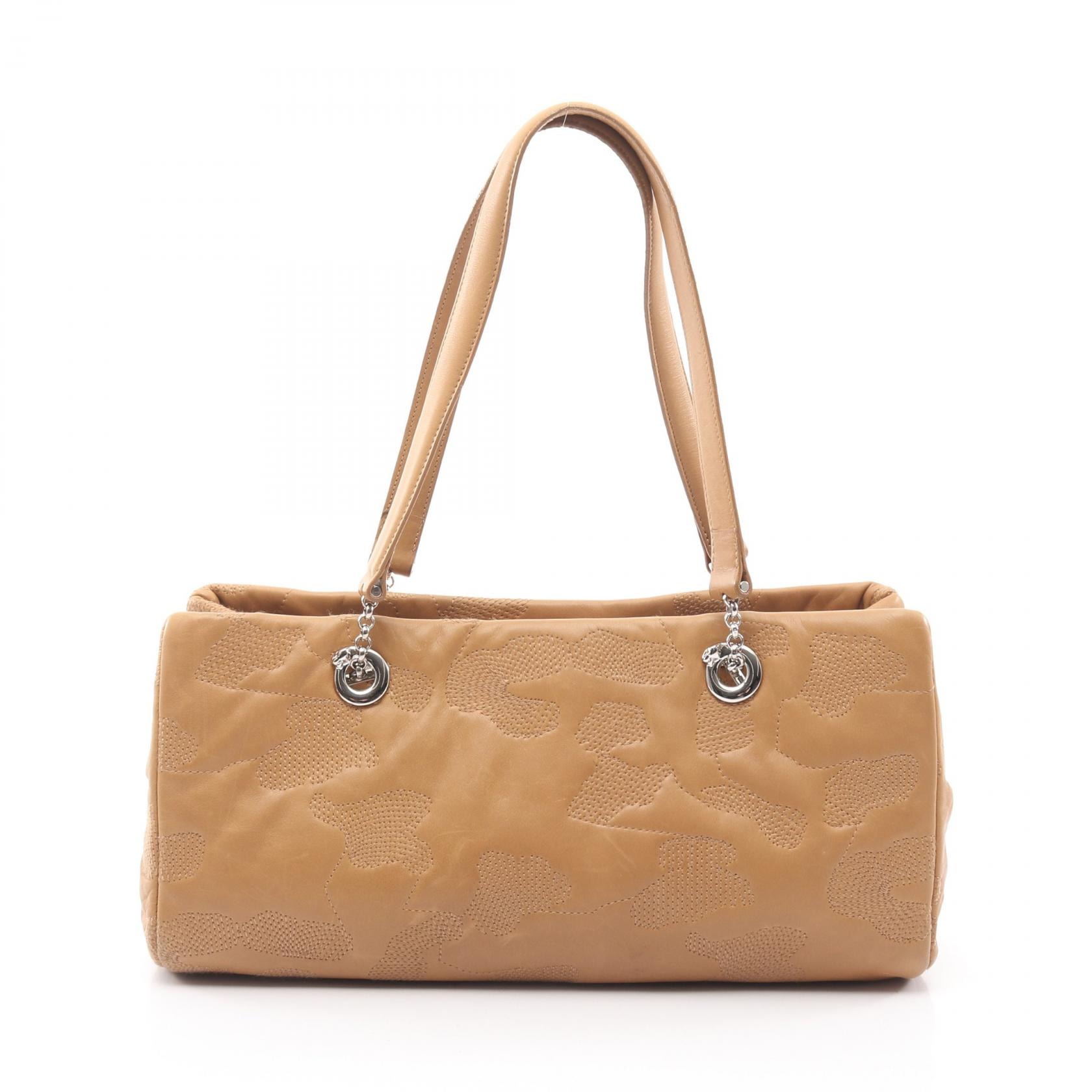 カルティエ CARTIER パンテール ハンドバッグ バッグ レザー レディース ベージュ系 【中古】
