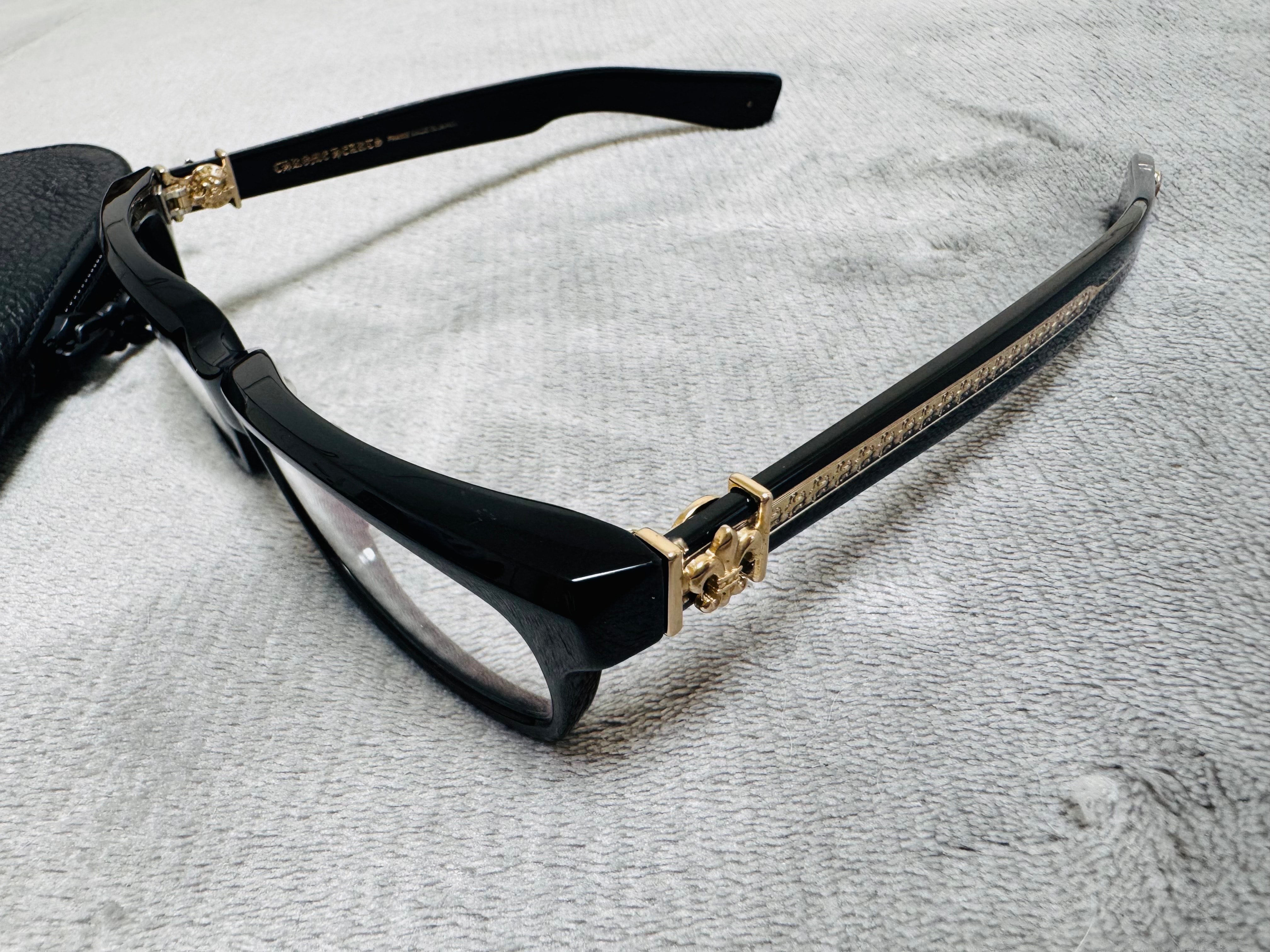 Chrome Hearts SPLAT-A 55 Square "Black/Gold"