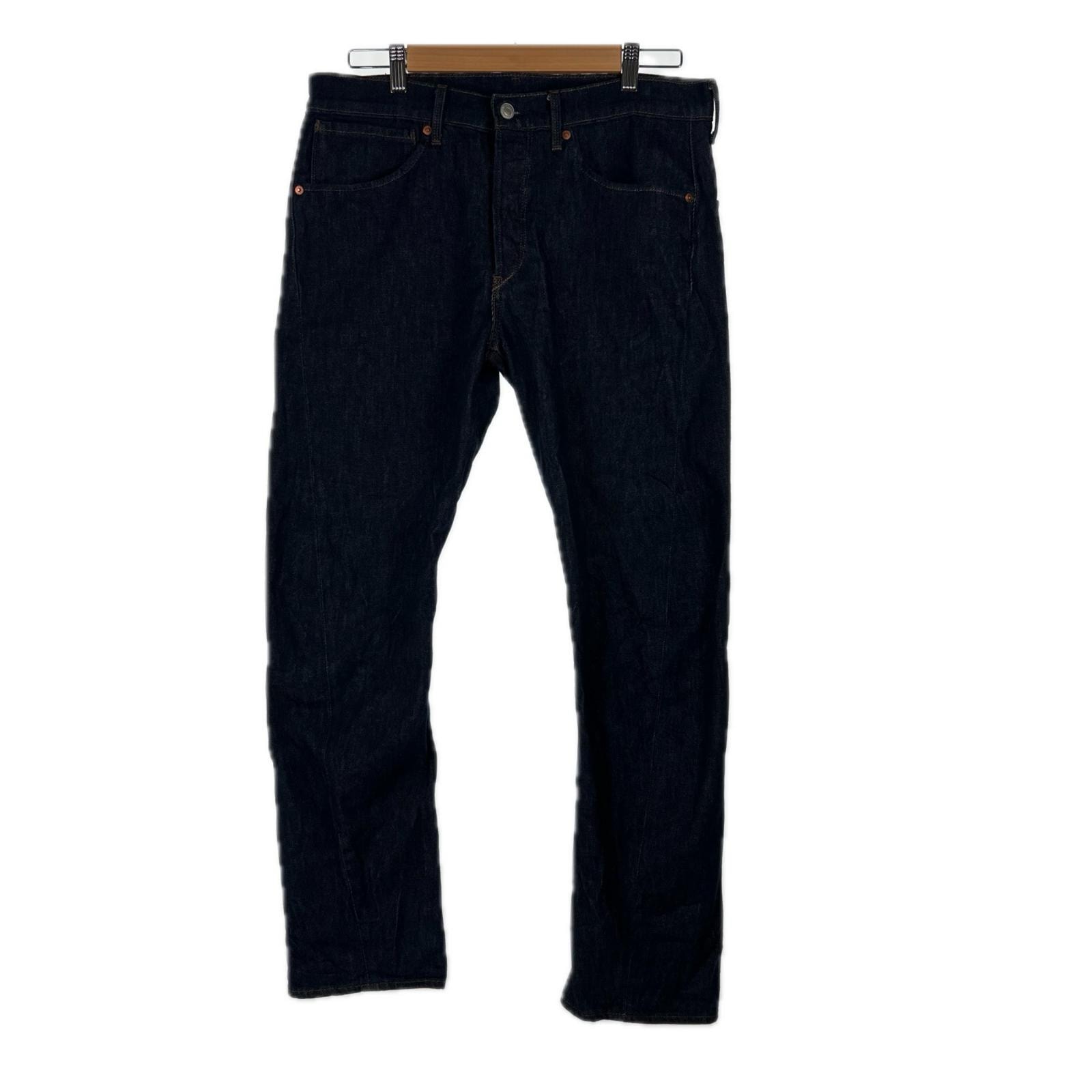 Levi's リーバイス 無地 オールシーズン デニムパンツ ポリウレタン/コットン ブルー メンズ 32【古着】【中古】