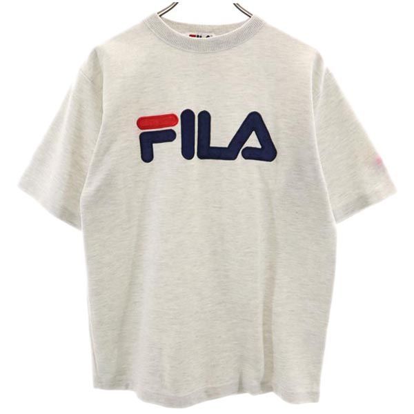 FILA フィラ 半袖 Tシャツ M グレー系