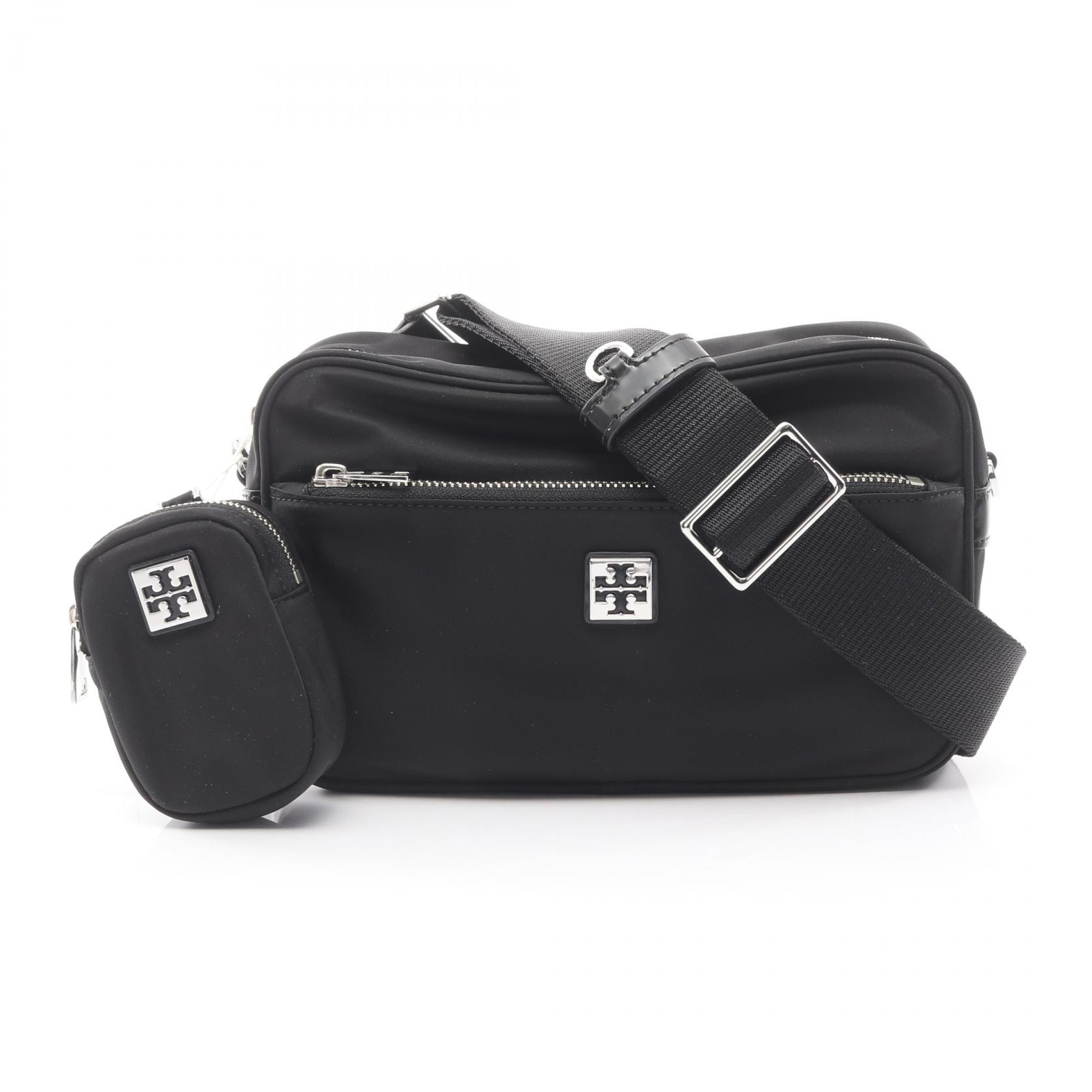 トリーバーチ Tory Burch VIRGINIA ヴァージニア ショルダーバッグ バッグ ナイロン レディース ブラック系 169166001 【新品】