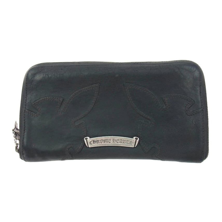 D (傷や汚れあり)】CHROME HEARTS クロムハーツ(原本無) ウォレット D (傷や汚れあり)】CHROME HEARTS クロムハーツ(原本無) ウォレット