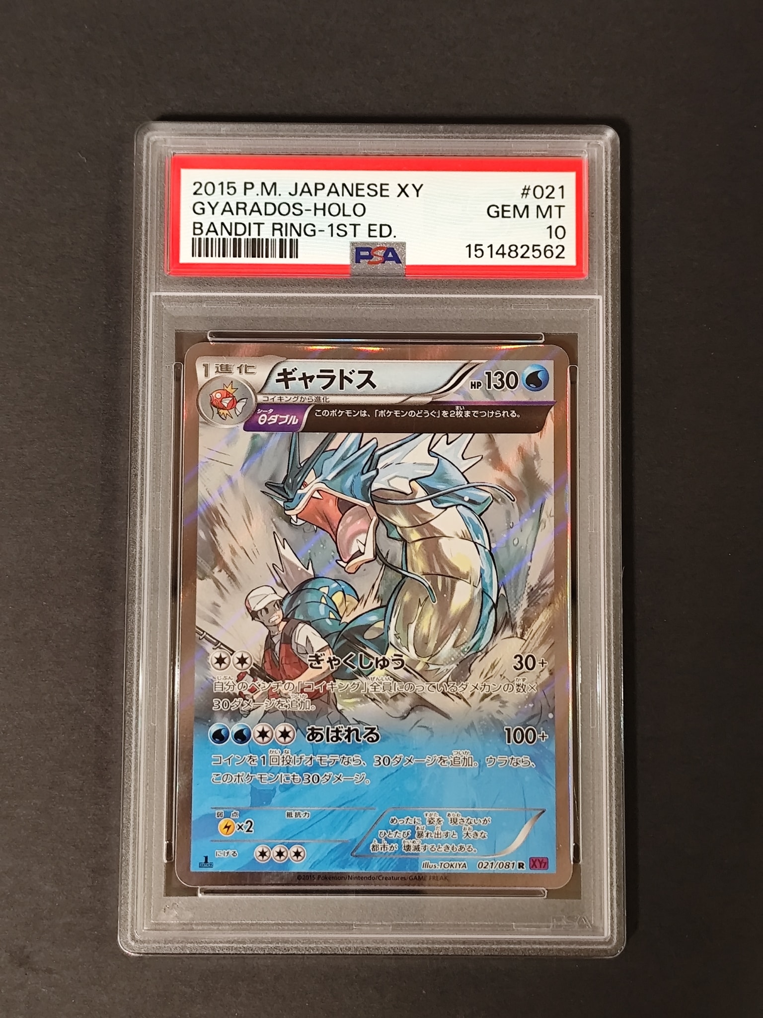 ギャラドス R :1ED [XY7 021/081](拡張パック「バンデットリング」)