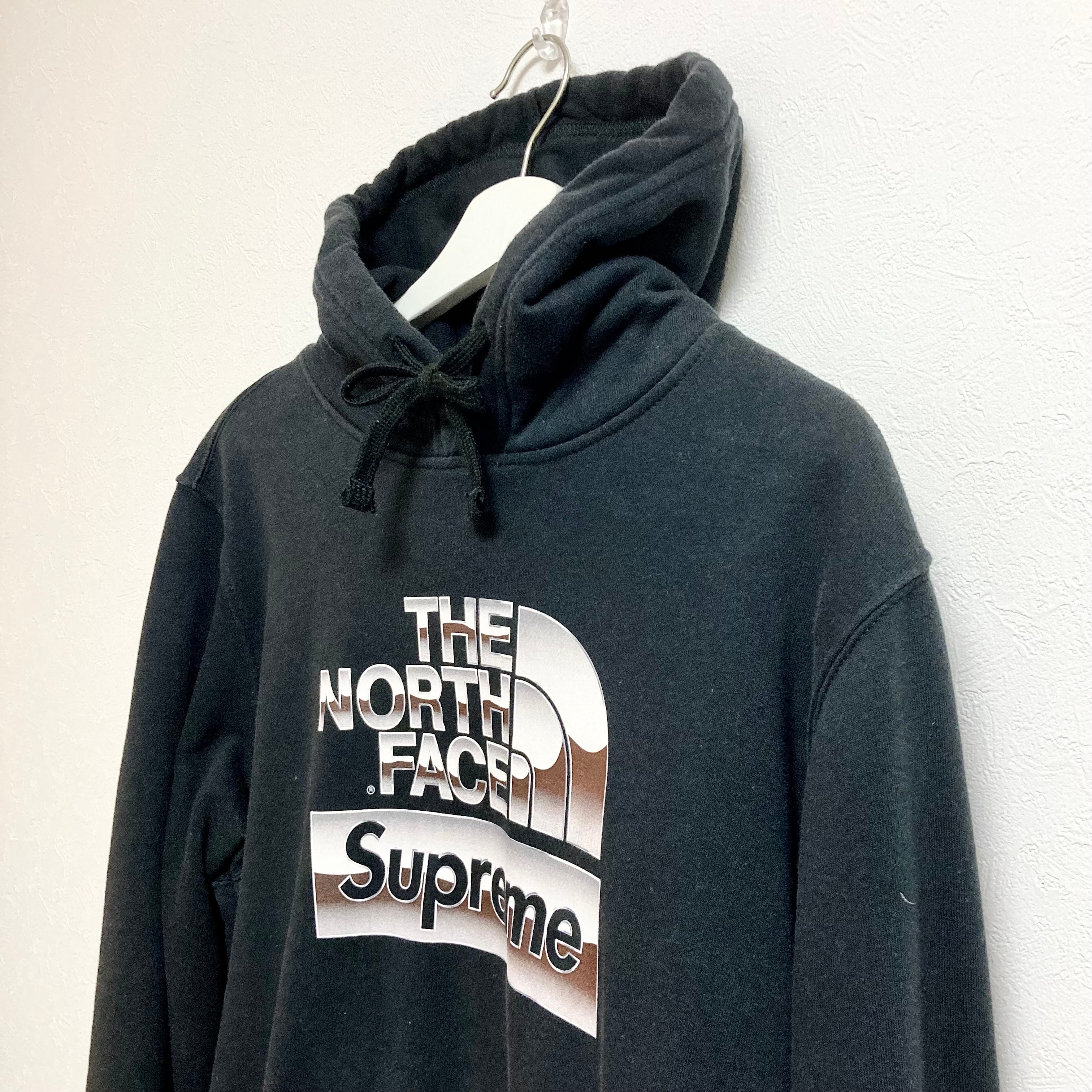Supreme x The North Face Metallic Logo Hooded Sweatshirt "Black"