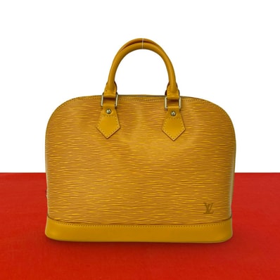 LOUIS VUITTON ルイヴィトン アルマ エピ レザー ハンドバッグ タッシリイエロー イエロー
12373