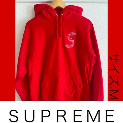 Supreme S Logo Hooded Sweatshirt "Red" (20FW)