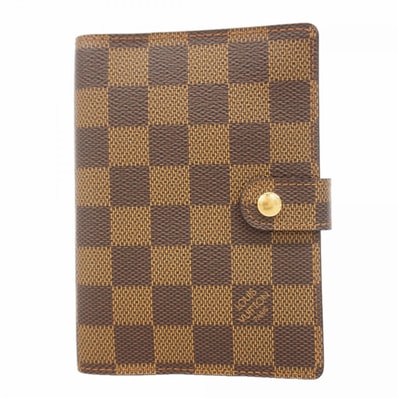 ★SALE【6gd4575】ルイヴィトン 手帳カバー ダミエ アジェンダPM R20700 エベヌ【中古】メンズ レディース ユニセックス