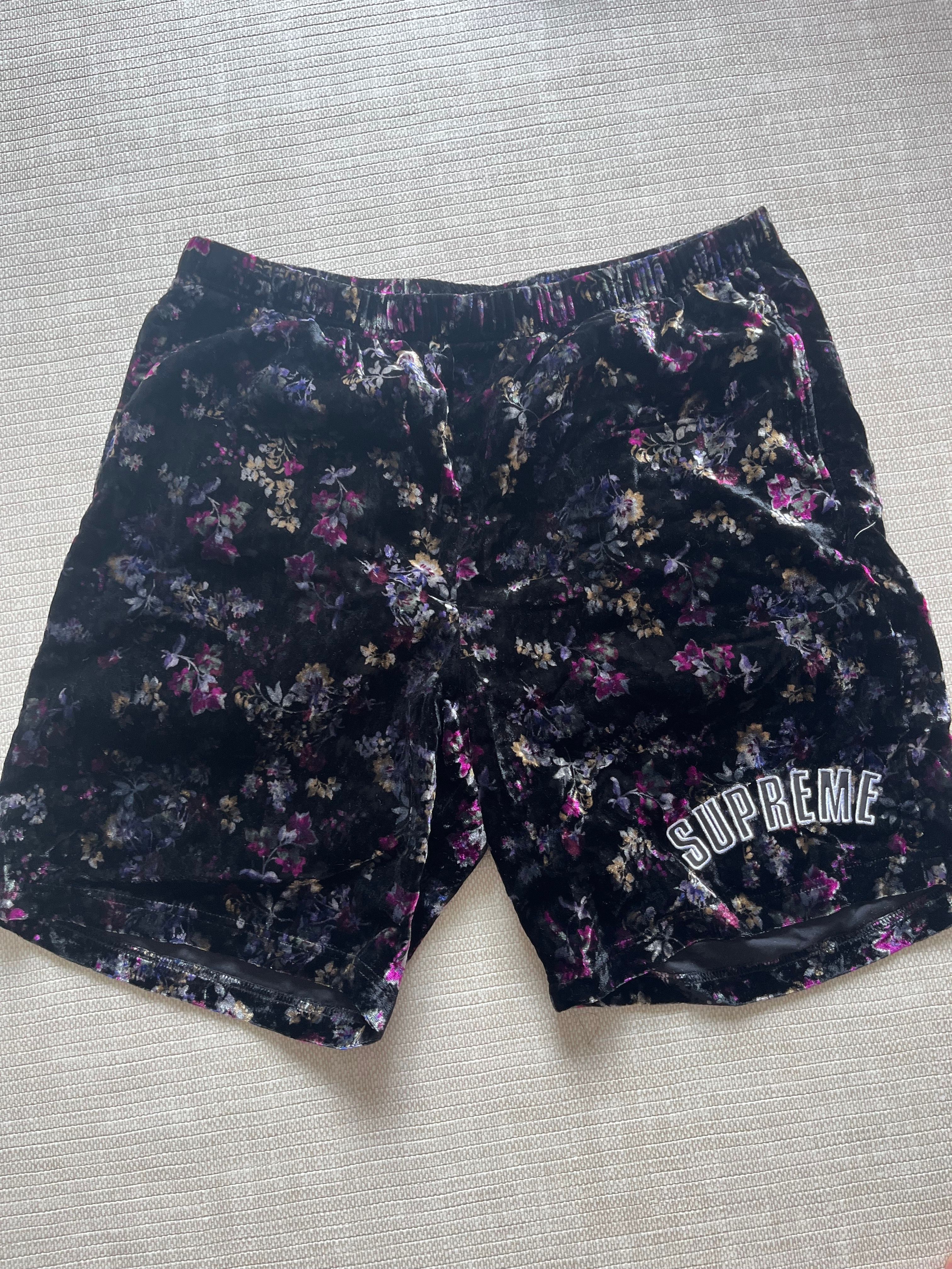 Supreme Floral Velour Short 