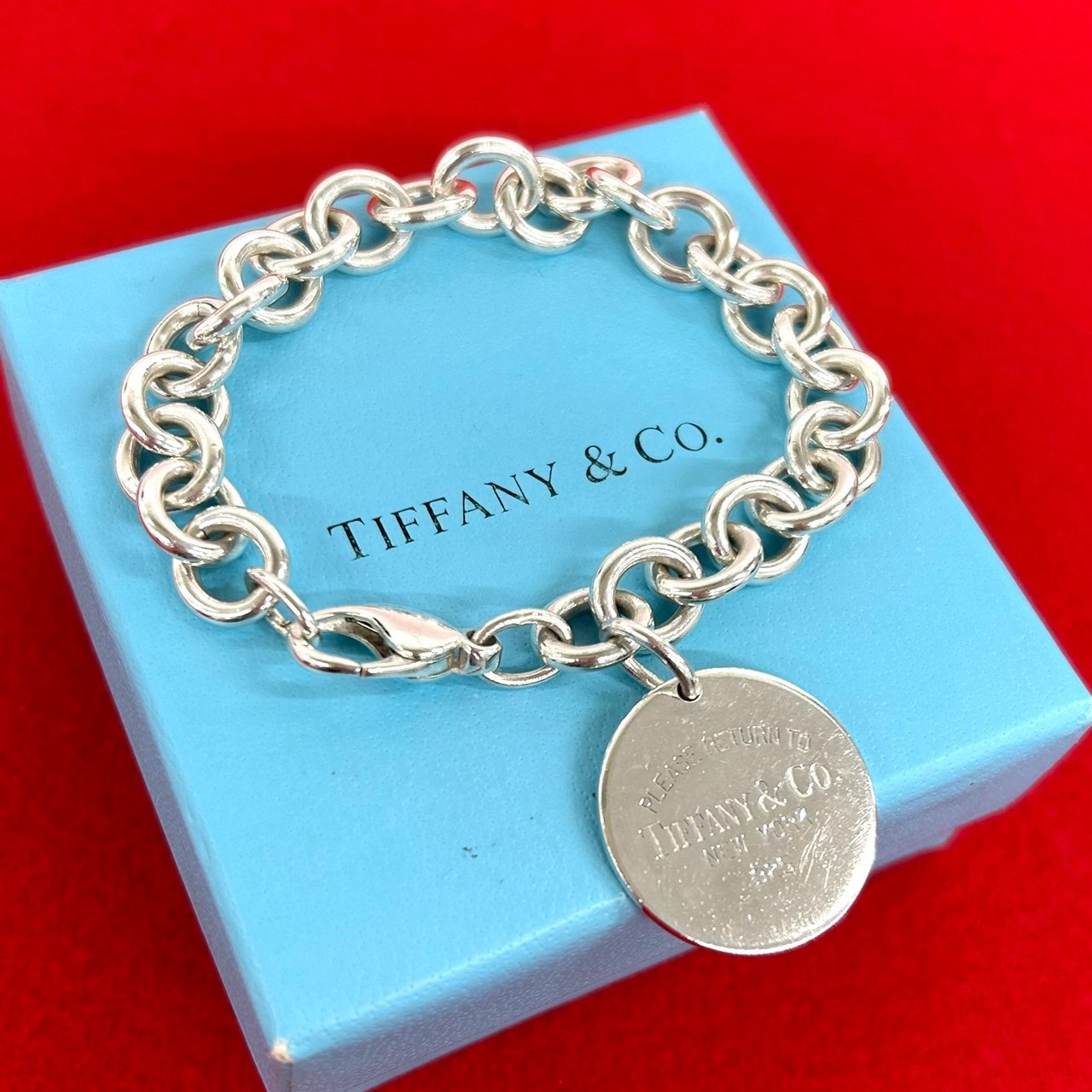 TIFFANY&Co. ティファニー リターントゥ ラウンドタグ ブレスレット シルバー925 ブレスレット シルバー
 26296