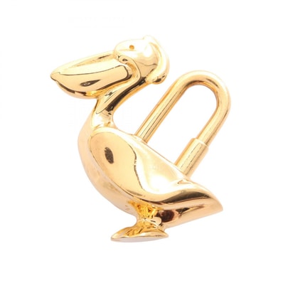 エルメス HERMES カデナチャーム ペリカン チャーム アクセサリー GP ゴールド レディース ゴールド系 【中古】