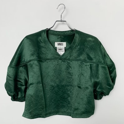 MM6 Maison Margiela Short Sleeve Top "Green"