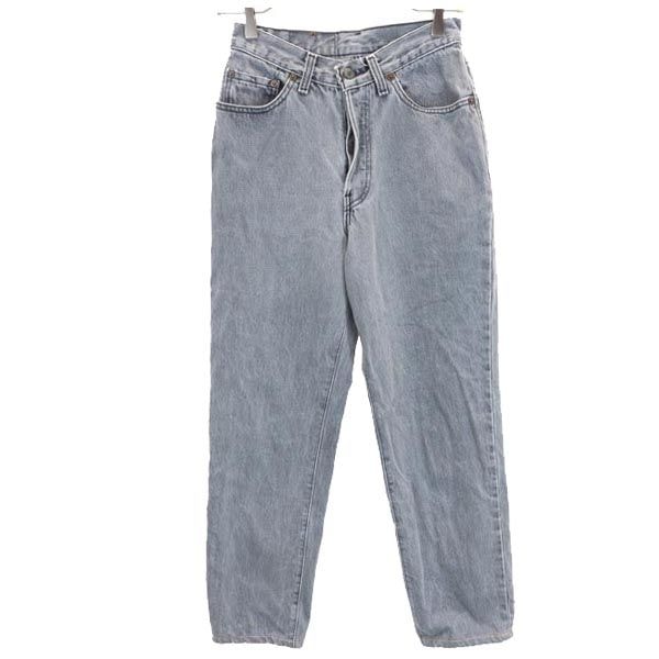 Levi's リーバイス 80s USA製 17501-6158 デニムパンツ 7 グレー ボタンフライ ジーパン