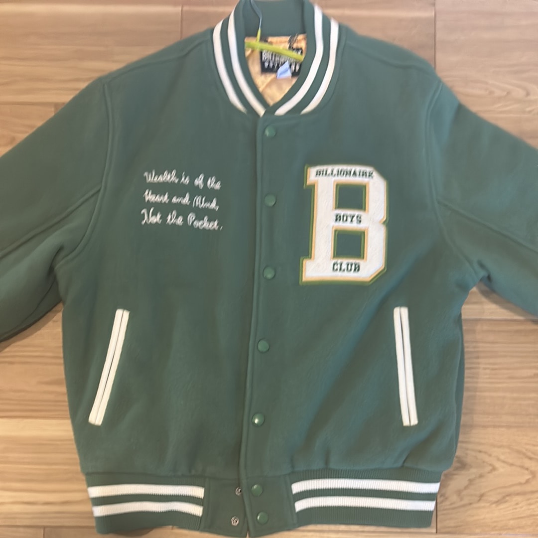 BILLIONAIRE BOYS CLUB BB EARTHLING VARSITY JACKET "COMFREY"