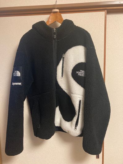 Supreme x The North Face S Logo Hooded Fleece Jacket "Black"
