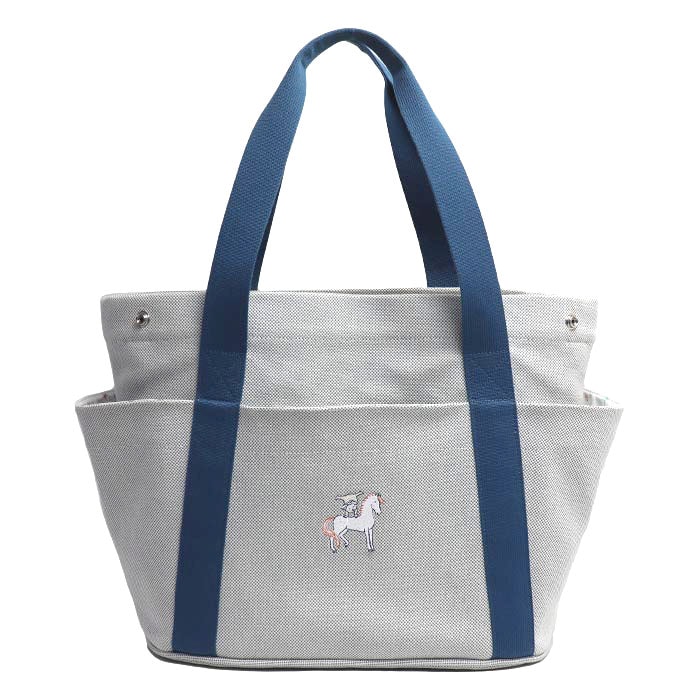 HERMES エルメス マザーズバッグ カブリオル トートバッグ ブルーナティエ レディース【中古】【美品】