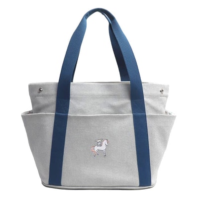 HERMES エルメス マザーズバッグ カブリオル トートバッグ ブルーナティエ レディース【中古】【美品】
