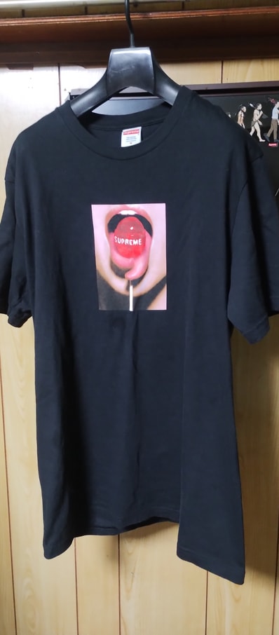 Supreme Lollipop Tee "Black"