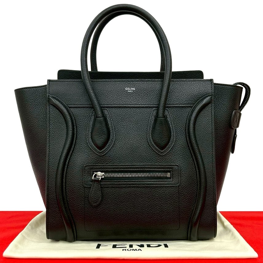 B (目立った傷や汚れなし)】CELINE セリーヌ ラゲージ マイクロ B (目立った傷や汚れなし)】CELINE セリーヌ ラゲージ マイクロ