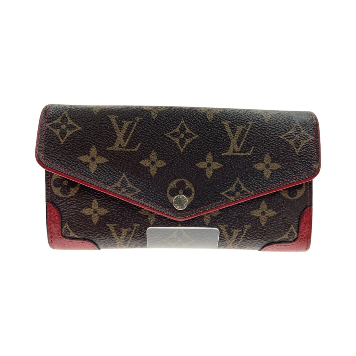 〇〇LOUIS VUITTON ルイヴィトン モノグラム ポルトフォイユ サラ レティーロ 二つ折り長財布 M61184 レッド