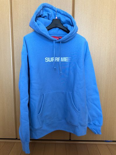 Supreme Motion Logo Hooded Sweatshirt "Light Blue" (23SS)