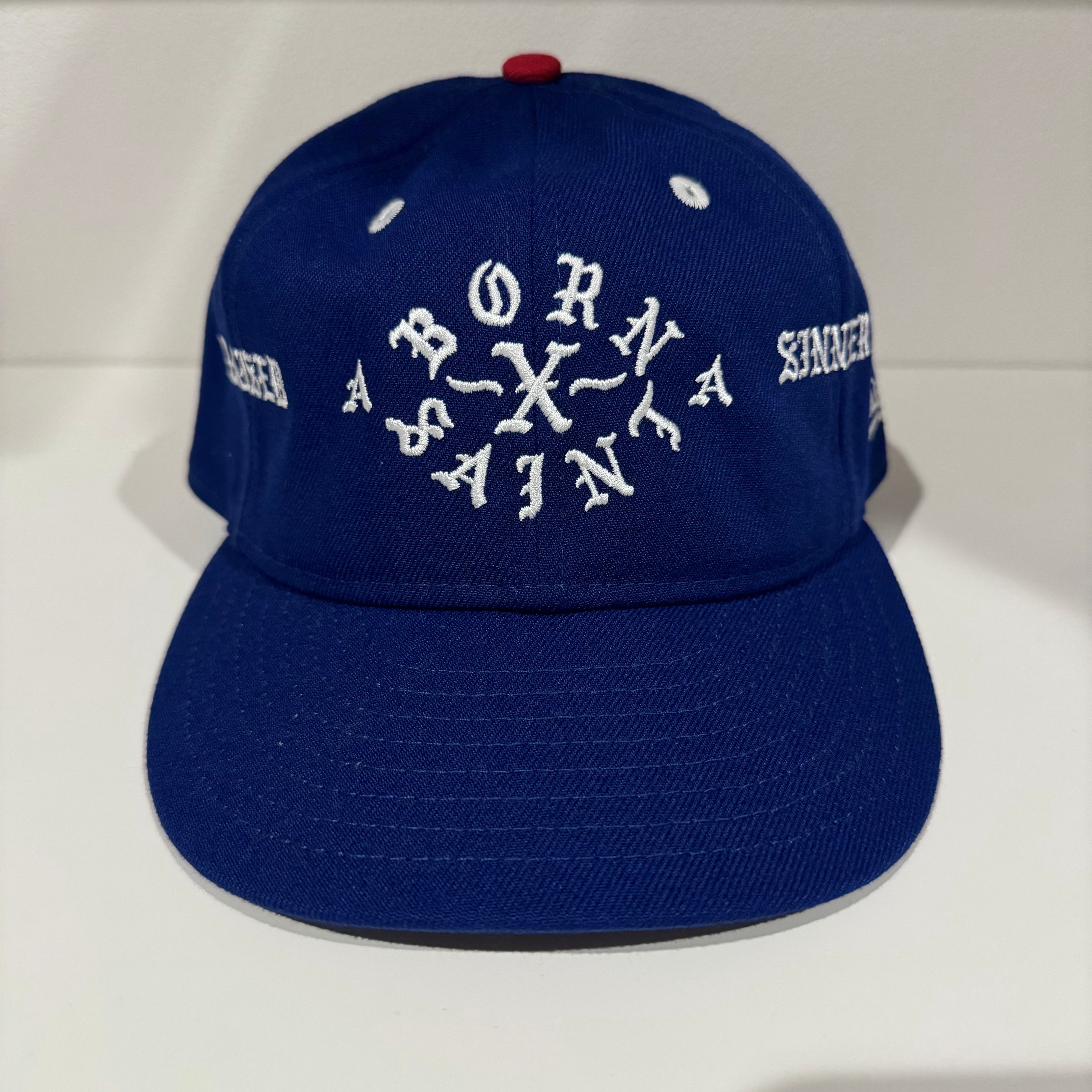 NEW ERA x SAINT Mxxxxxx x BORN & RAISED 59FIFTY Baseball Cap "Blue"
