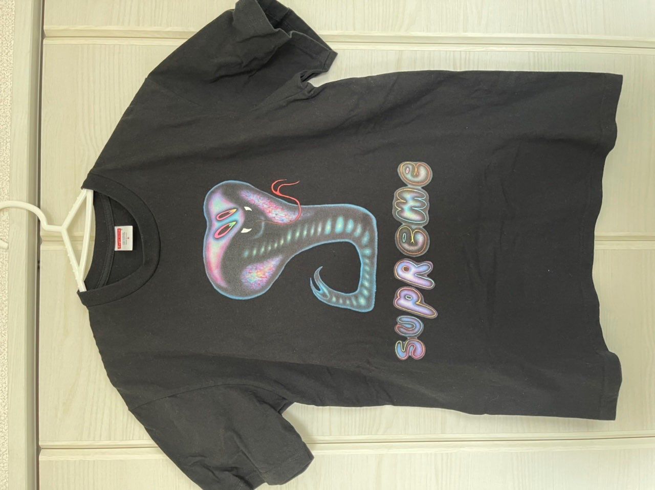 Supreme Snake Tee "Black"