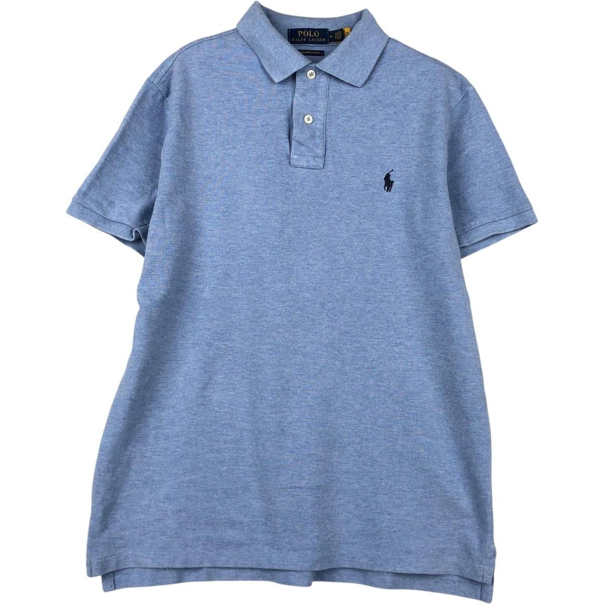 古着 ラルフローレン Ralph Lauren POLO RALPH LAUREN CUSTOM SLIM FIT 半袖 ポロシャツ メンズM相当/eaa620994