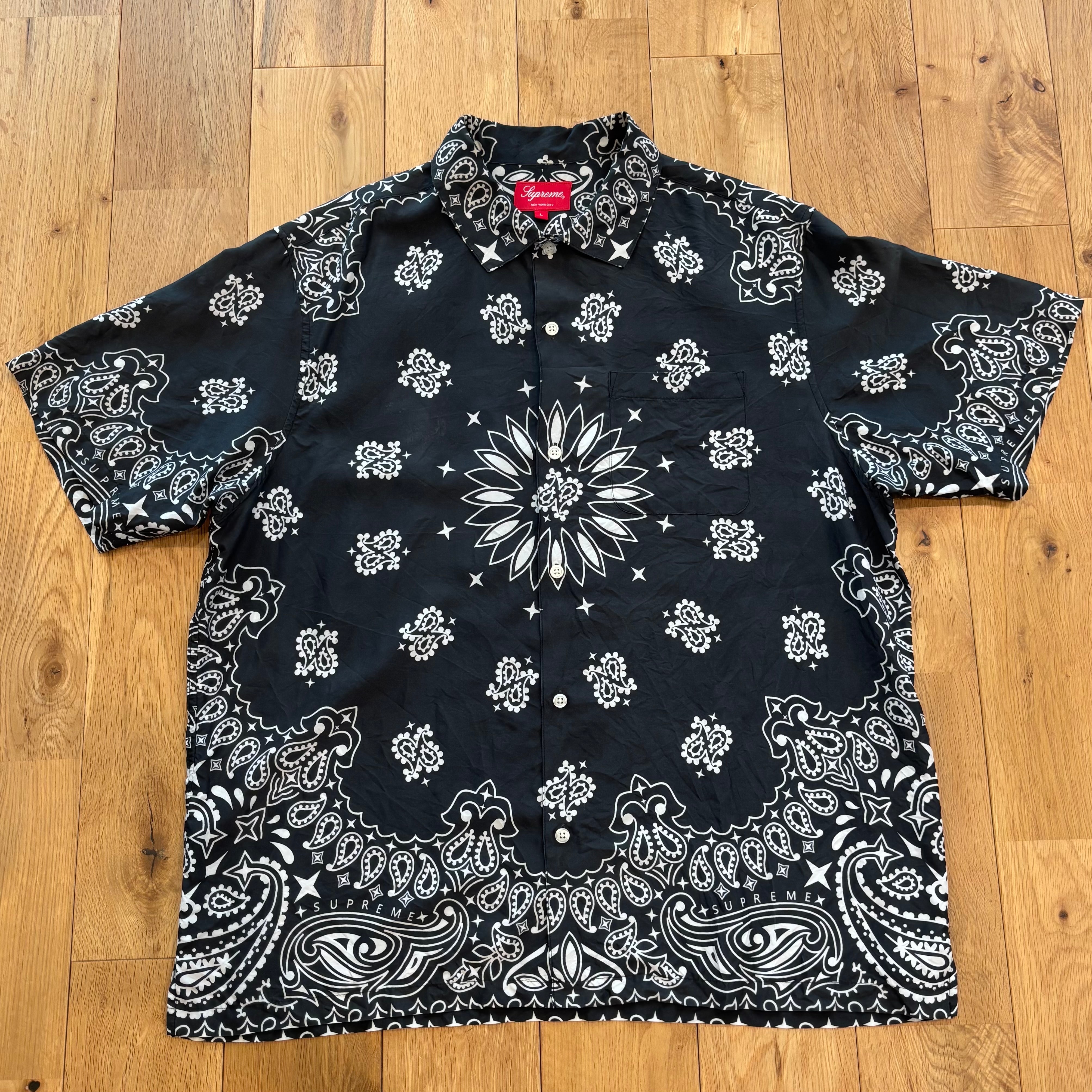 Supreme Bandana Silk S/S Shirt 