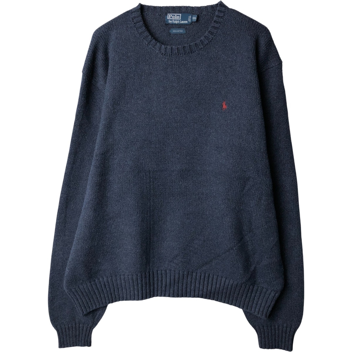 古着 ラルフローレン Ralph Lauren POLO by Ralph Lauren コットンニットセーター メンズXXL相当/eaa434189