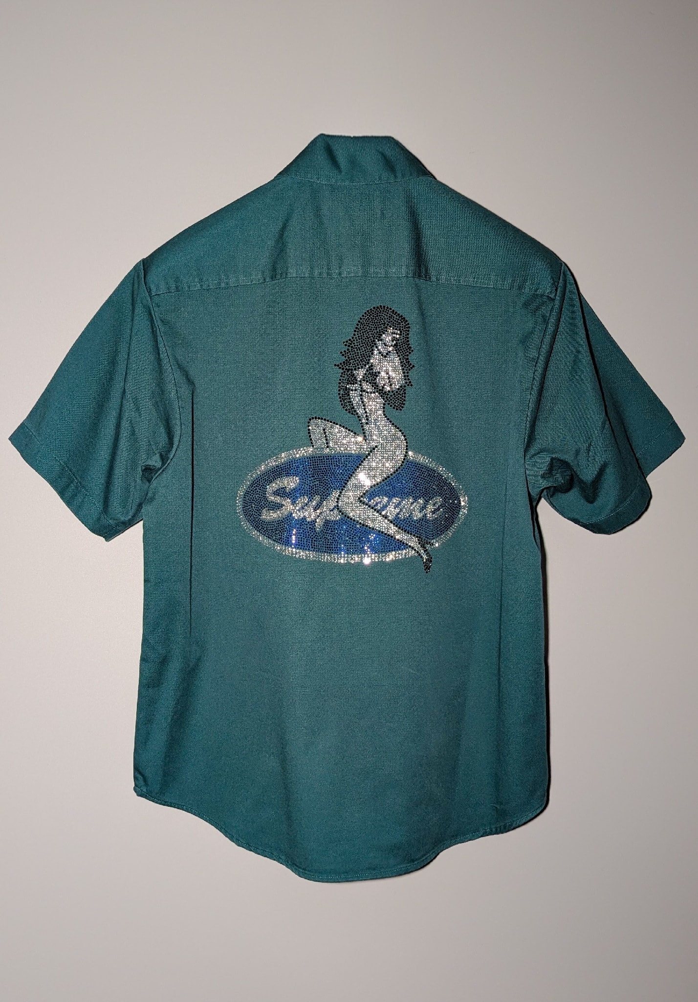 Supreme Rhinestone Pin Up S/S Work Shirt 