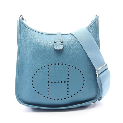 エルメス HERMES エヴリン 3 トロワ PM ブルージーン ショルダーバッグ バッグ トリヨンクレマンス トリヨンクレマンス □M刻印(2009年製造) レディース ブルー系 【中古】