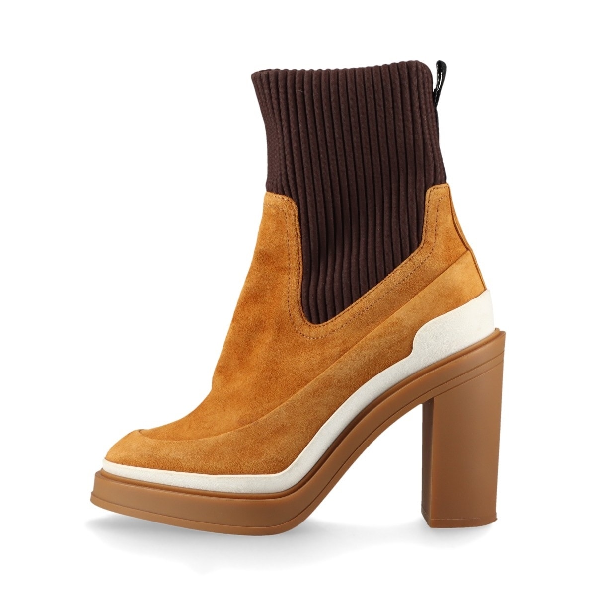 エルメス HERMES スエード ヒール ショート Size:38 24.5cm ヴァンタル ブーツ スウェード【中古】