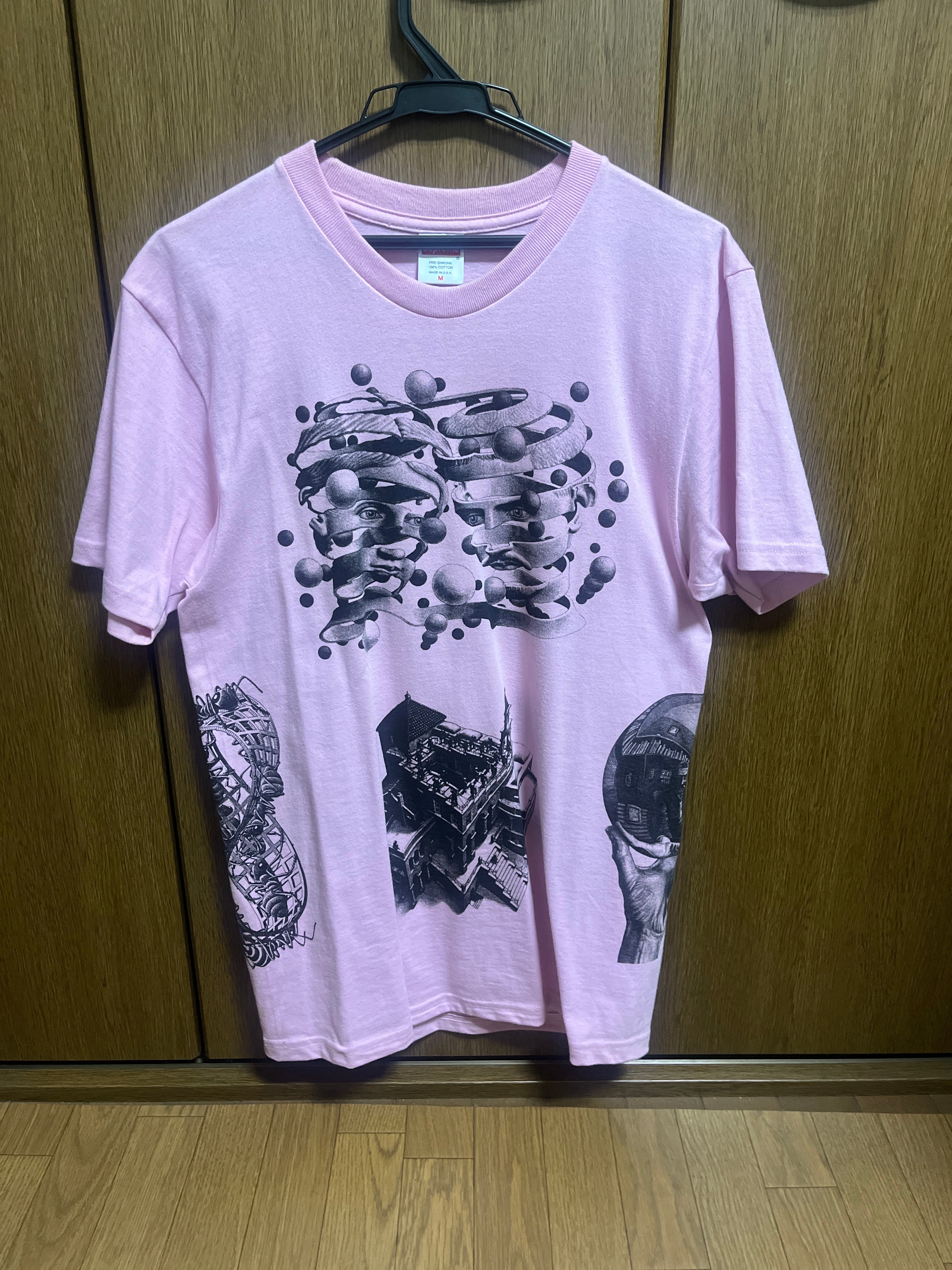 Supreme M.C. Escher Collage Tee "Pink"