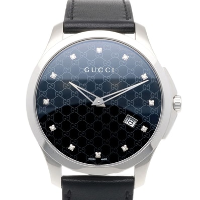 グッチ Gタイムレス 腕時計 時計 ステンレススチール 126.3 クオーツ メンズ 1年保証 GUCCI 中古