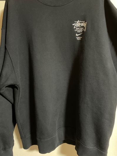 Nike x Stussy International Crewneck Sweatshirt (US Size) "Black" DC4198-010