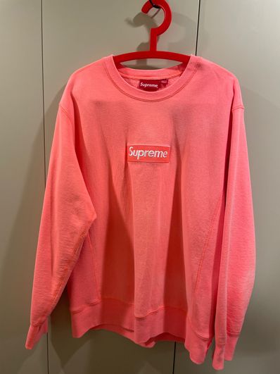 Supreme Box Logo Crewneck Sweatshirt "Orange" (18FW)