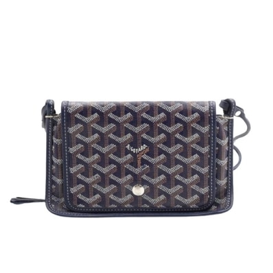 Goyard Plumet Pocket Wallet "Navy"
