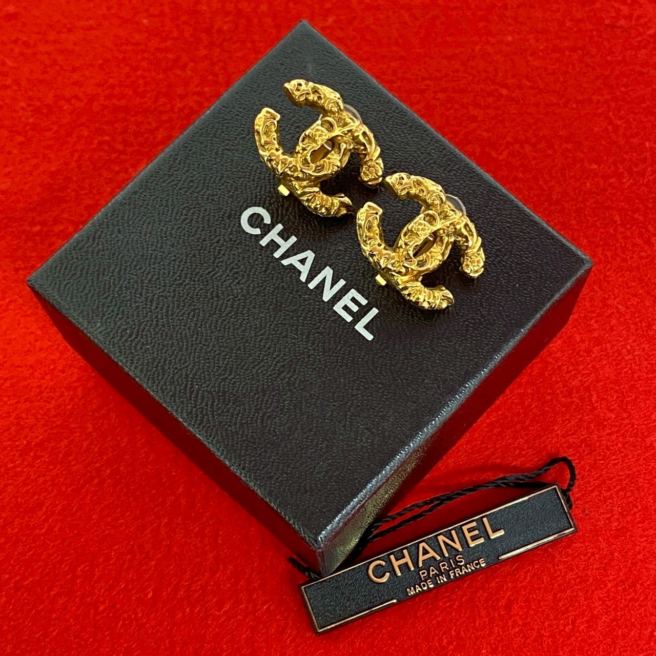 CHANEL シャネル ココマーク GP イヤリング ゴールド
 16506