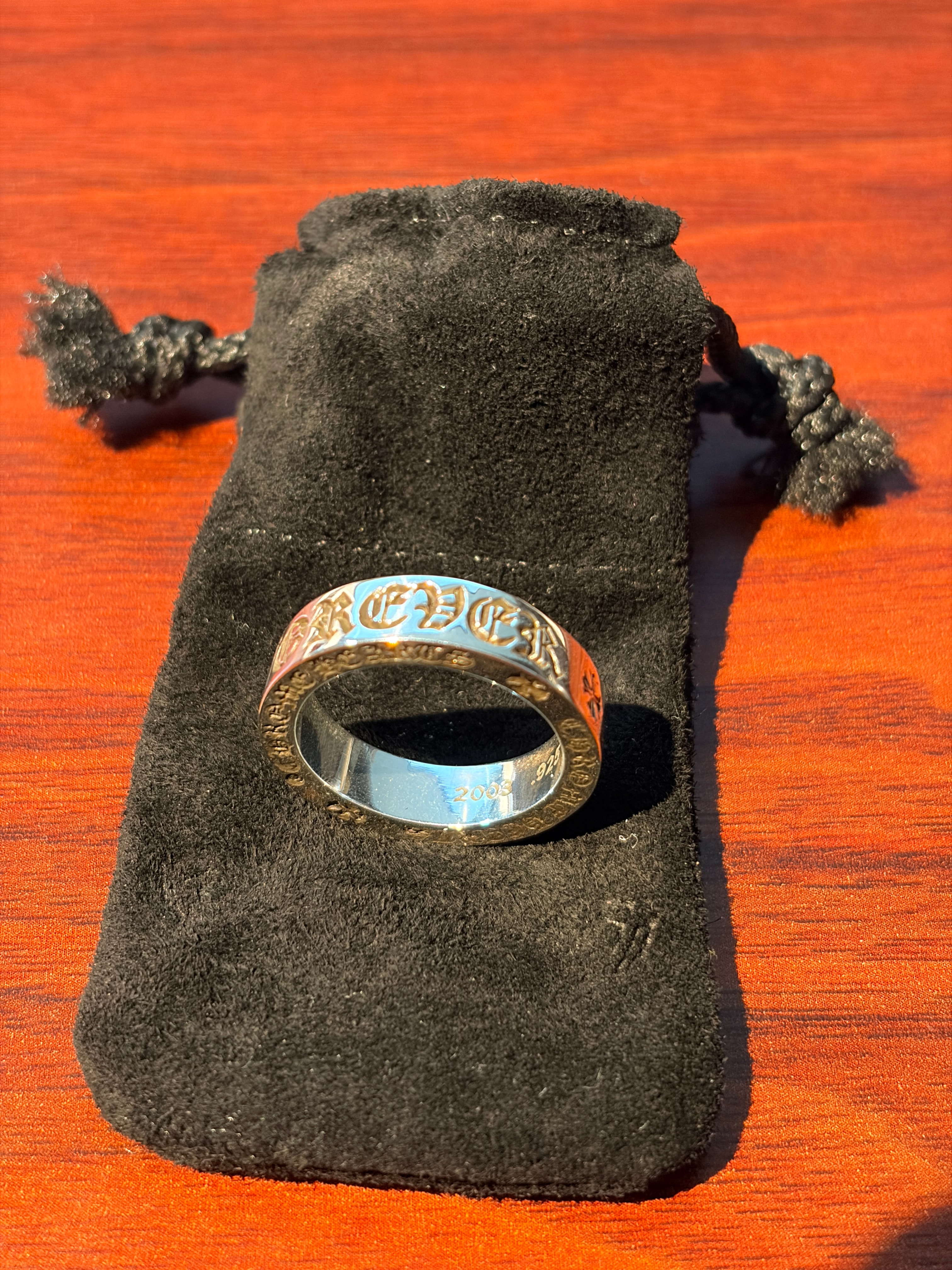 Chrome Hearts 6mm Spacer Ring FOREVER "Silver"