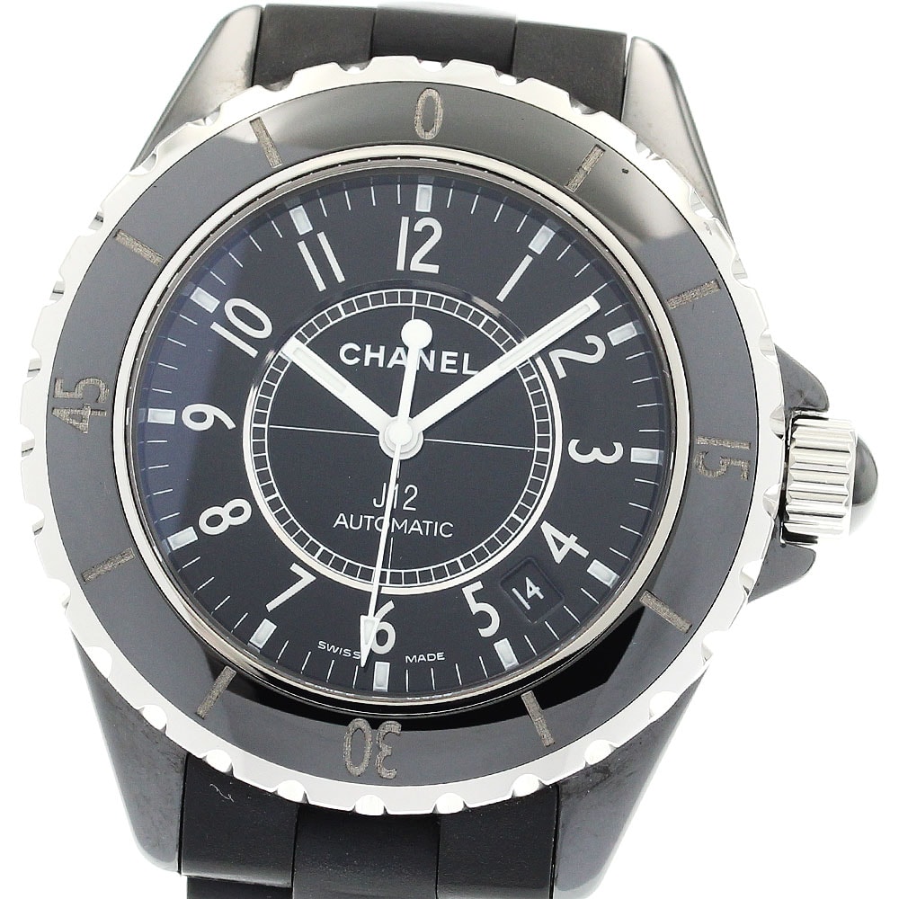 ☆美品 シャネル J12 黒セラミック H0684 メンズ 【中古】
